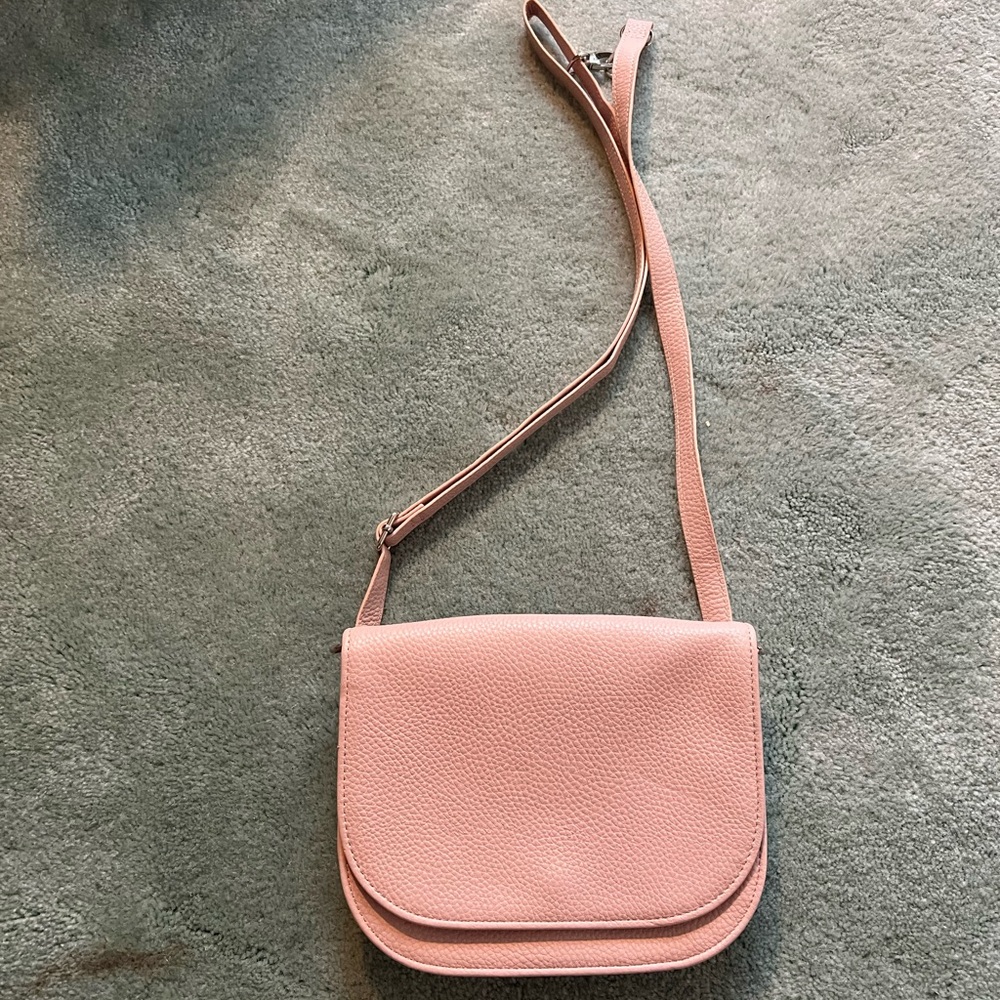 Elegant Pink Crossbody Bag